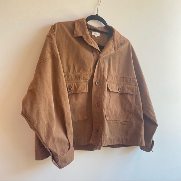 OZMA Tan Utility Jacket for Women - Picture 5 of 10